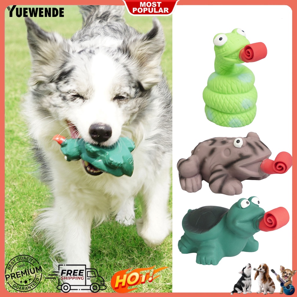 Yq.e Đồ Chơi Mài Lưỡi Mềm Mại Trọng Lượng Nhẹ Có Còi Trong Giảm Căng Thẳng Chống Cắn Hình Rắn / Rùa Hoạt Hình Cho Thú Cưng