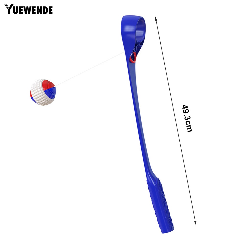 Yq.e Đồ Chơi Ném Bóng Đàn Hồi Bằng ABS Có Dây Thu Gọn Cho Bé Gặm