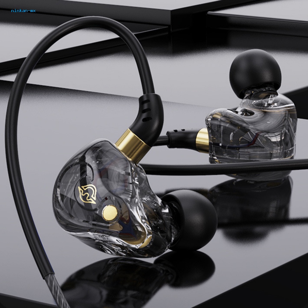 Tai Nghe Nhét Tai Có Dây 3.5mm USB Âm Thanh HiFi Có Nút Điều Khiển Cho Máy Tính