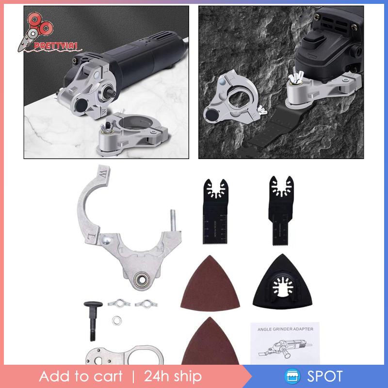 [Prettyia1] Đầu Chuyển Đổi Mài Góc Siêu Bền Cho Máy Mài Cắt DIY