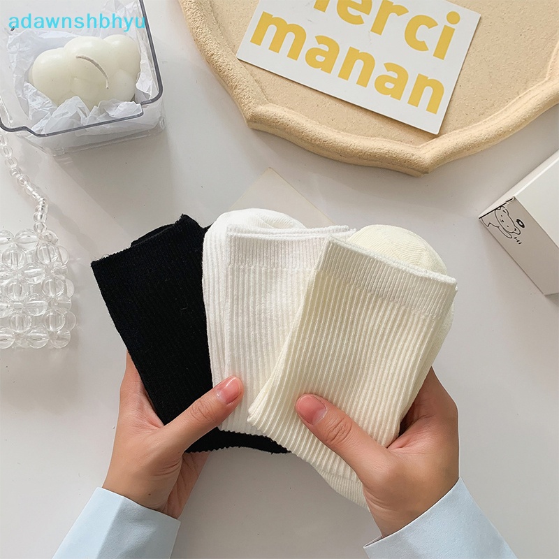 1 Đôi Tất Cotton Họa Tiết Sọc Màu Sáng Thời Trang Mùa Hè Cho Nữ