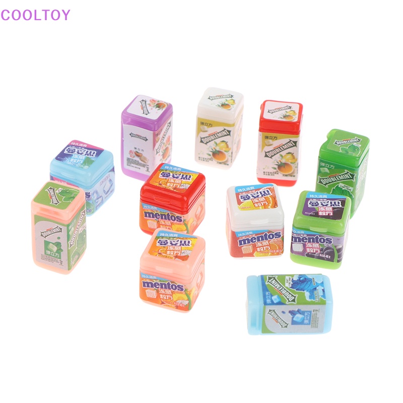 Cooltoy Bộ 5 Lọ Kẹo Cao Su Đồ Chơi Mini Trang Trí Nhà Búp Bê