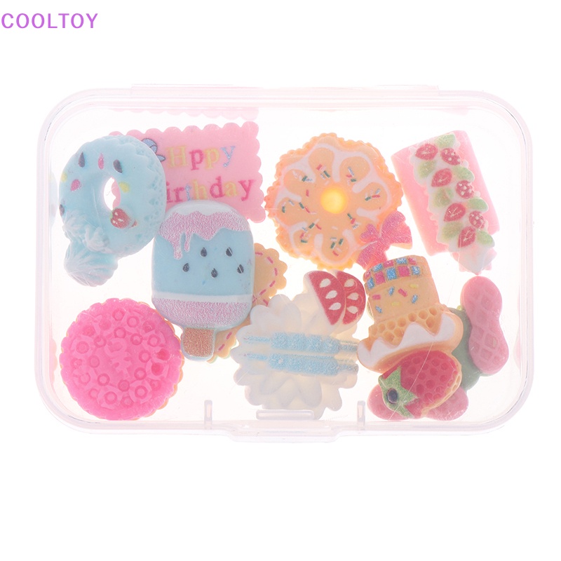 Hộp Nhựa Mini Trong Suốt 1 / 12 Đựng Trang Sức Trang Trí Nhà Búp Bê DIY