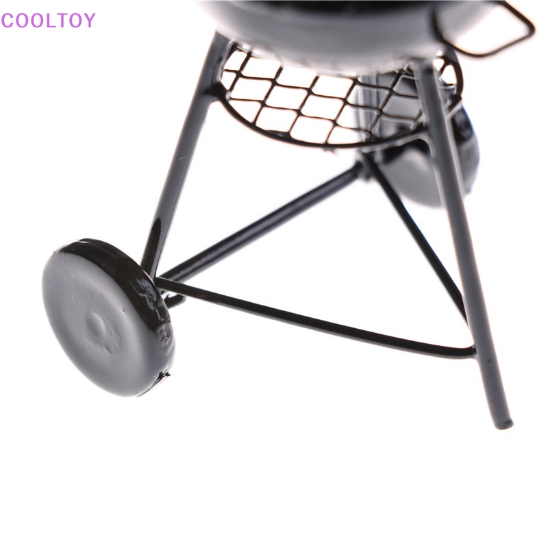 Vỉ Nướng BBQ Màu Đen Trang Trí Nhà Búp Bê Tỉ Lệ 1: 12