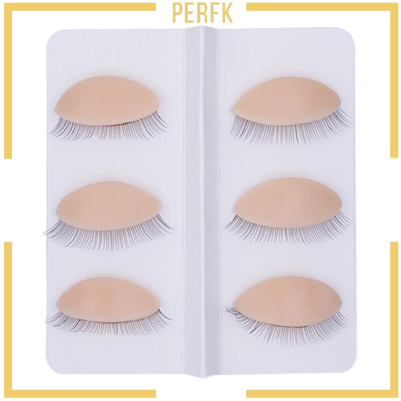 Set 6 Miếng Dán Kích Mí Giả Có Thể Tháo Rời Hỗ Trợ Luyện Tập Trang Điểm Lông Mi