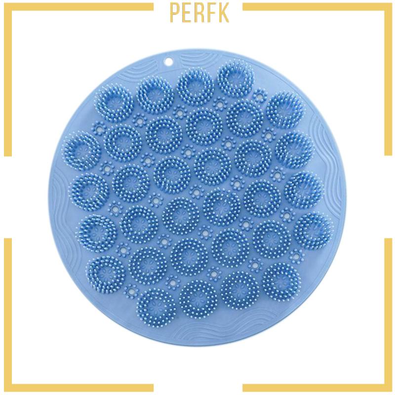 Bàn Chải Chà Lưng Có Giác Hút Đường Kính 30cm Bằng Silicon Tiện Dụng