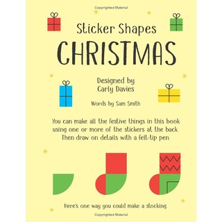 Usborne Minis: Sticker Shapes Christmas
