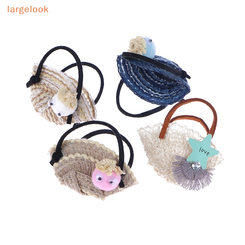 Giỏ Xách Đan Lát Mini Tỉ Lệ 1 / 6 Dùng Để Trang Trí Nhà Búp Bê