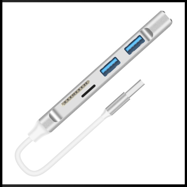 Bộ Chia Usb 3.0 5 Trong 1 Siêu Mỏng Loại A Sang Usb 3.0