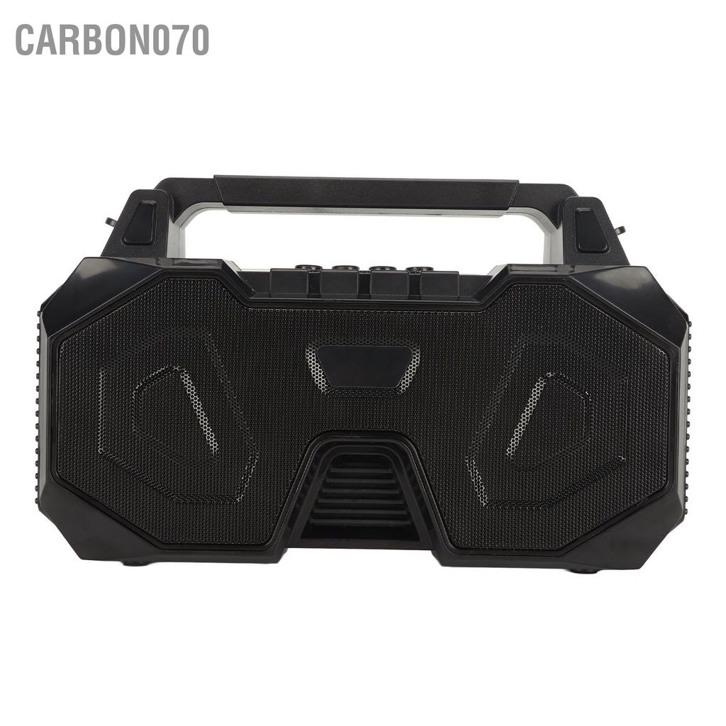Carbon070 Loa Bluetooth năng lượng mặt trời di động Đài FM có giá đỡ điện thoại Đầu đọc thẻ lưu trữ siêu nhỏ cho du lịch ngoài