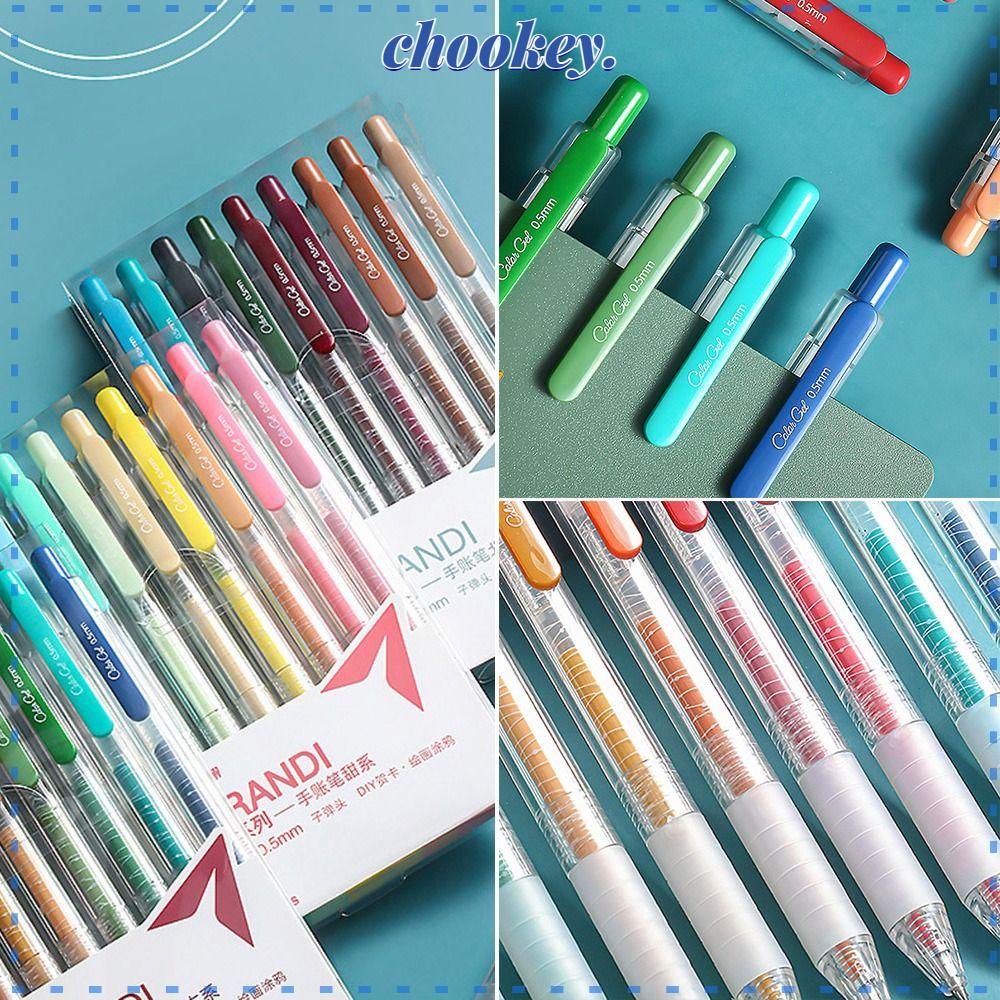 CHOOKEY Set 9 Bút Bắt Sáng Nhiều Màu Sắc Thời Trang