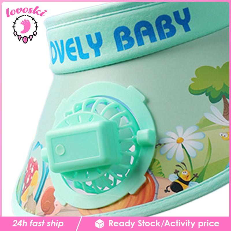 Mũ Chống Nắng Tích Hợp Quạt Tiện Dụng Cho Nam Và Nữ