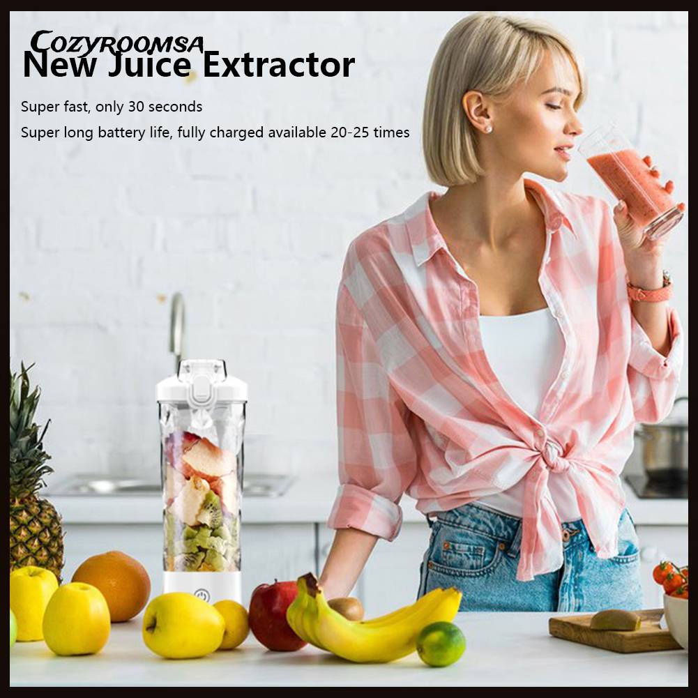 Máy Xay Sinh Tố 6 Lưỡi Dao Tiện Lợi Du Lịch