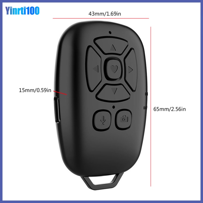 Bộ Điều Khiển Chụp Ảnh Selfie Kết Nối Bluetooth Cho Điện Thoại