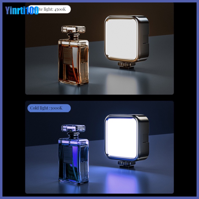 Đèn Chụp Ảnh Rgb Mini Cầm Tay Kèm Kẹp Tripod Tiện Dụng Cho Điện Thoại