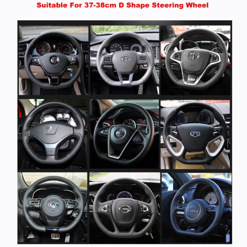Vỏ Bọc Vô Lăng Loại D Cho Citroen C3 II III 2009-2019 2020 C3 AIRCROSS 2017 2018 2019 2020 2021 Berlingo 3 C4 Picasso 2