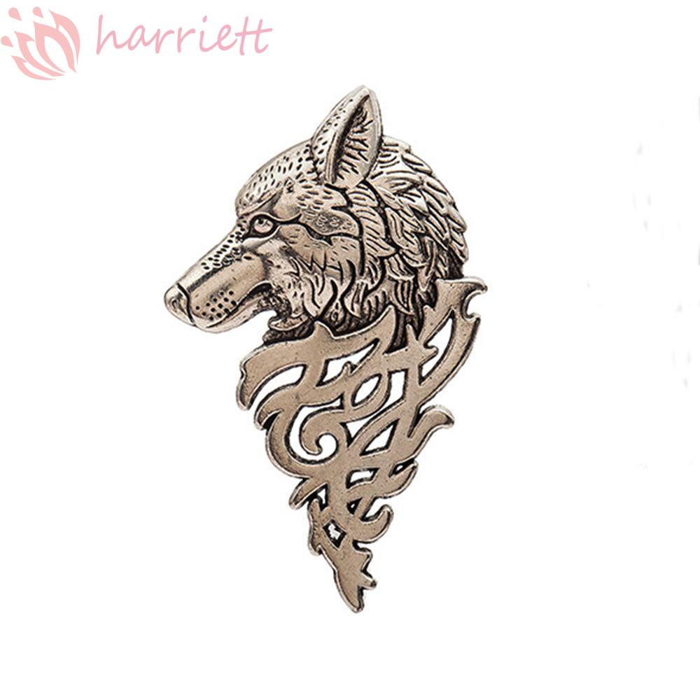 Ghim Cài Áo Bằng Đồng Màu Đen Phong Cách Viking Cho Nam Và Nữ