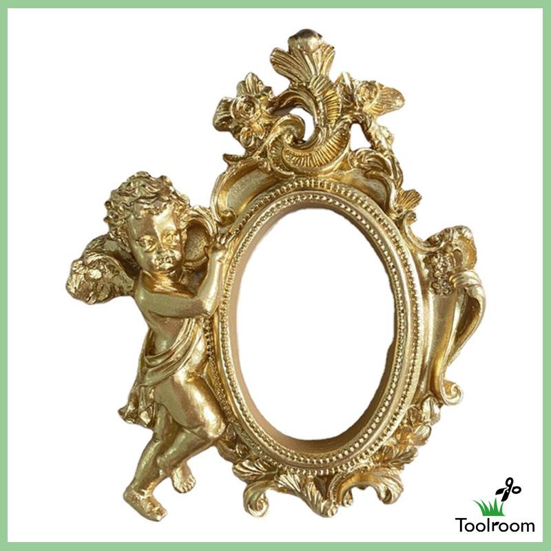 Khuôn Làm Đạo Cụ Trang Trí Hình Oval Mini Bằng Nhựa Resin Kiểu Vintage