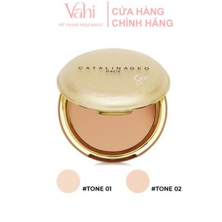 Phấn phủ Geo Catalinageo Pact Màu Vàng 22g - Gogo Tables