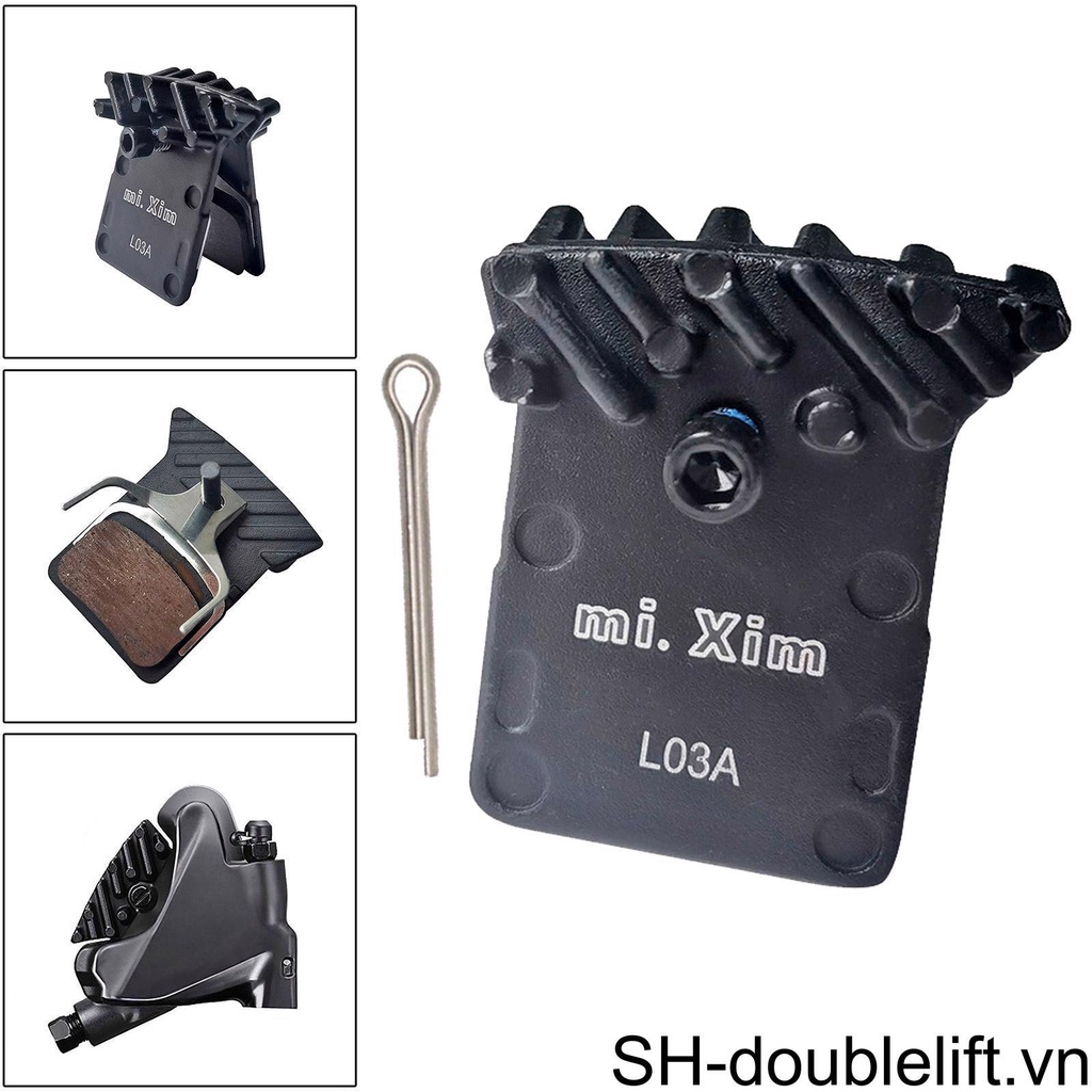 Bộ Má Phanh Bằng Kim Loại Tản Nhiệt L03A Dành Cho Xe Đạp MTB