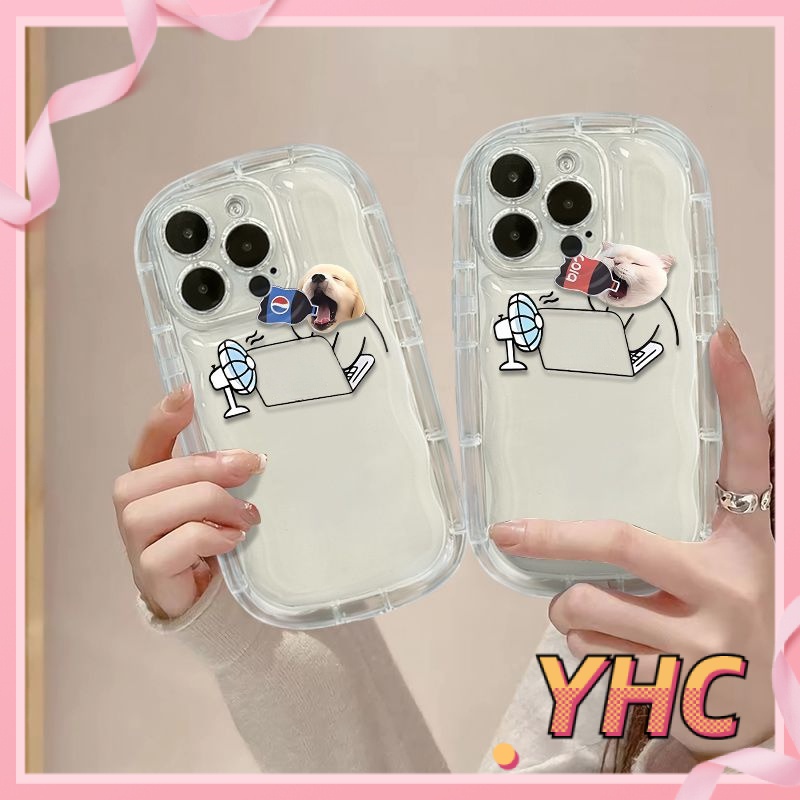 Ốp Lưng iPhone Làm việc, mèo, chó, xà phòng, chống chấn động, bảo vệ máy ảnh, túi khí Cho Iphone 6 / 6S / 6splus / se / 7 / 7plus / 8 / 8plus / X / xs / xsmax / 11 / 12 / 13 / 14 / Plus / pro / pro max-423