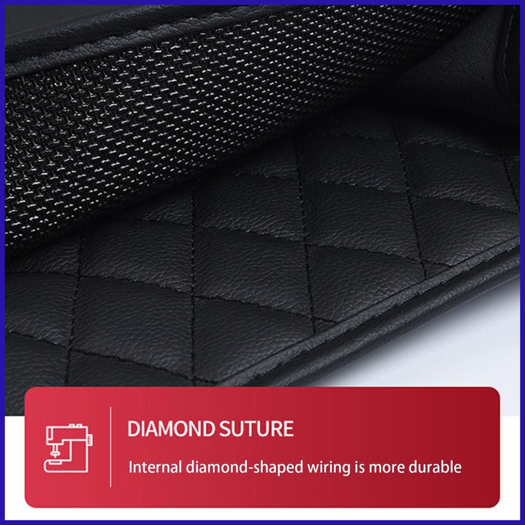 Túi Da PU Đựng Đồ Dùng Gắn Lưng Ghế Xe Hơi Chống Mài Mòn Trang Trí Nội Thất