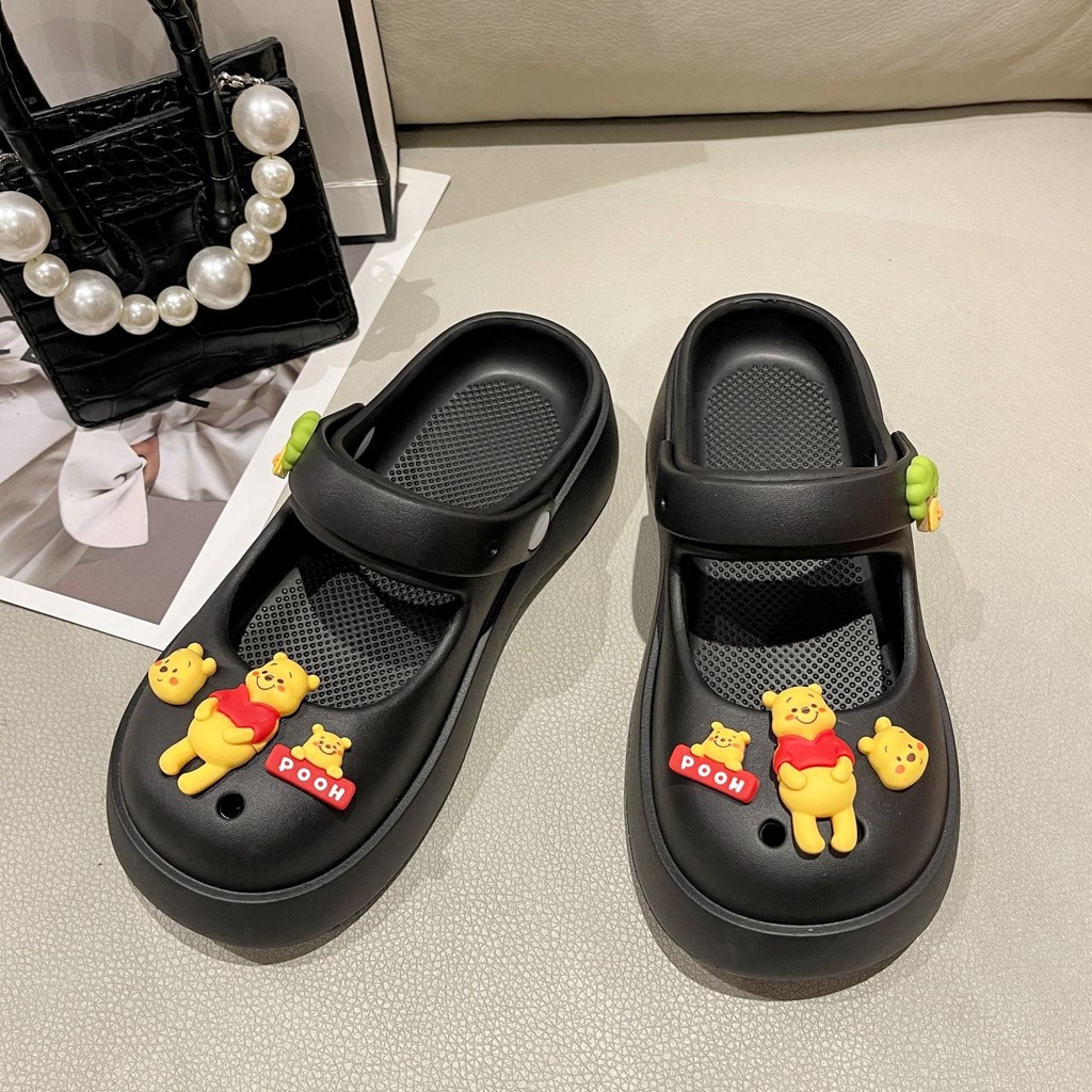 Dép Lười Đục Lỗ Họa Tiết Hoạt Hình Dễ Thương Thời Trang 2023 AA4399 Cho Nữ