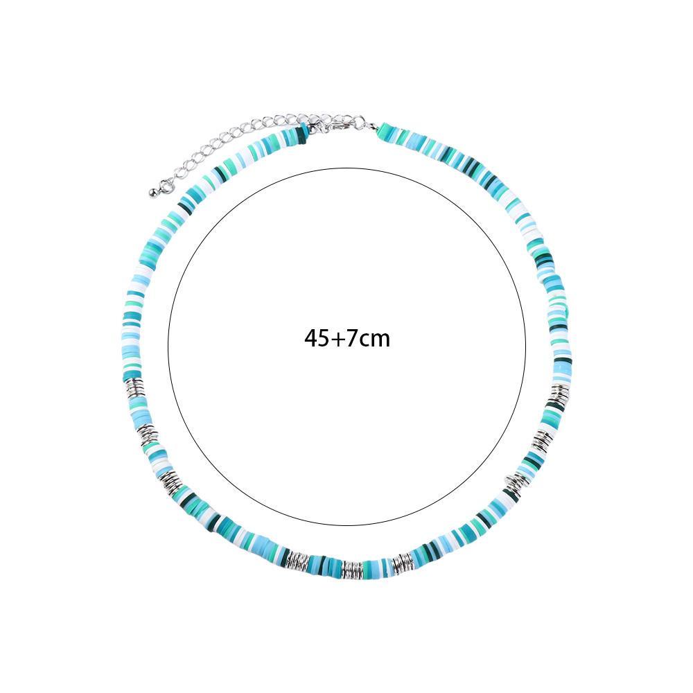 ANEMONE Vòng cổ Chuỗi Hạt Mềm Nhiều Màu Phong Cách Hip Hop Hàn Quốc