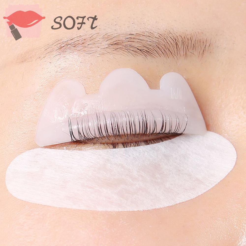 SOFTNESS Set 5 Cặp Lông Mi Silicone 3d Tái Sử Dụng Tiện Lợi