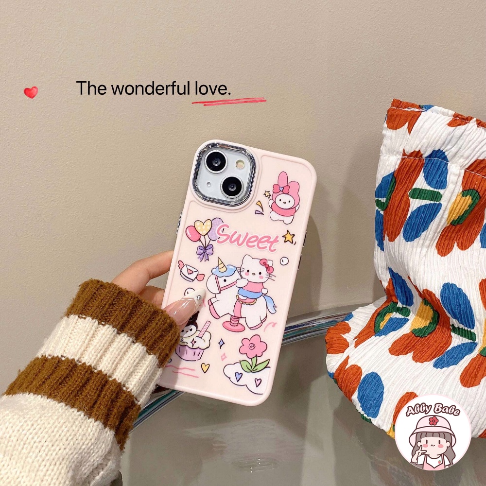 Ốp Điện Thoại TPU Mềm Bóng Chống Bẩn Chống Va Đập In Hình Melody Kuromi Cho IPhone 14 Pro Max 11 12 Pro Max X XS 7Plus