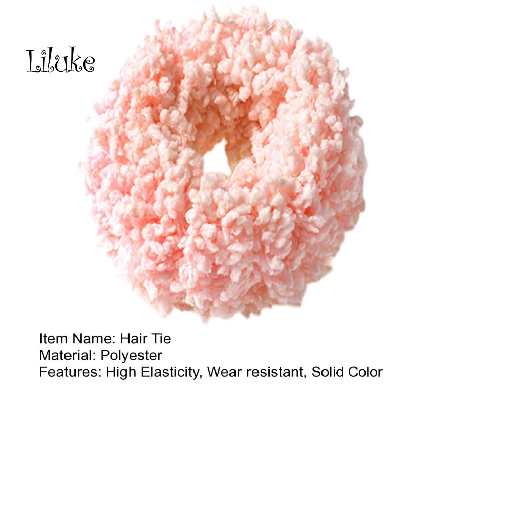 Dây Buộc Tóc Đuôi Ngựa Co Giãn Mềm Mại Màu Trơn Phát Sáng Trong Tối Độ Co Giãn Cao Dành Cho Nữ