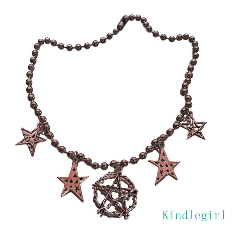Vòng cổ Chuỗi Hạt Mặt Ngôi Sao Thời Trang Hàn Quốc Cho Nữ