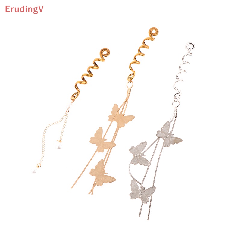 [ErudingV] 1 Kẹp Tóc Bện Tạo Kiểu Tóc Dreadlock Hình Bướm [Phụ Kiện Mới]