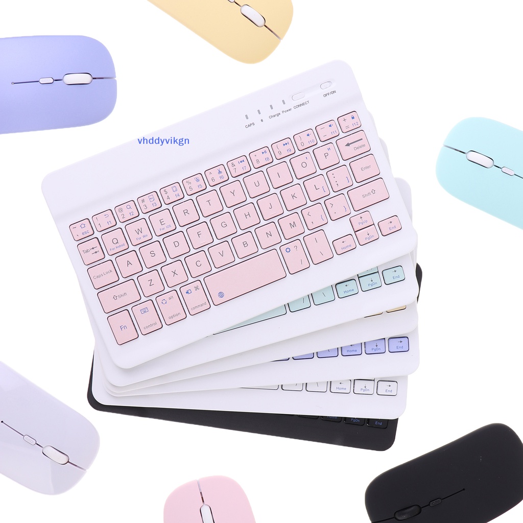 Bộ Bàn Phím Bluetooth Không Dây VHDD Kèm Chuột VHDD Chuyên Dụng Cho Điện Thoại / Máy Tính Bảng / Máy Tính Bảng