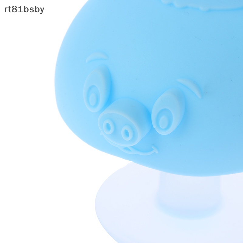 Đồ Chơi Gặm Nướu Hình Nấm Hoạt Hình Bằng Silicon Dành Cho Bé