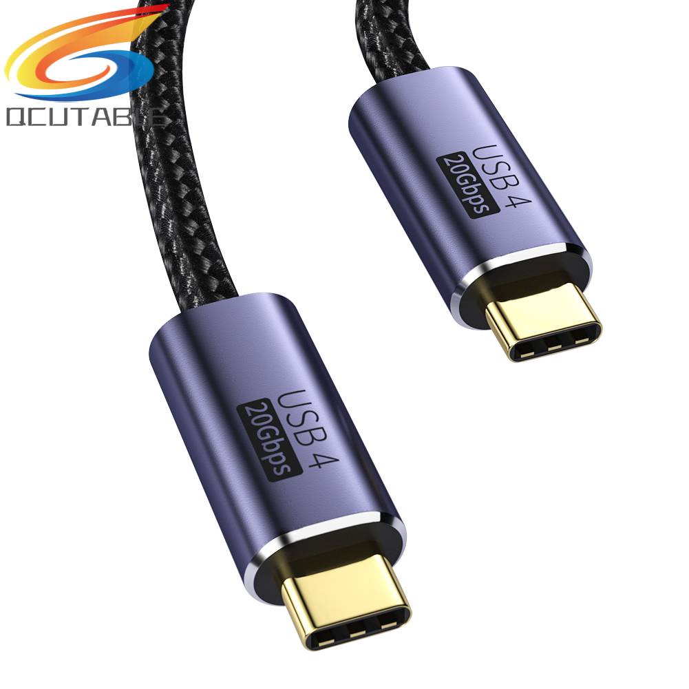 Cáp Sạc Nhanh 20Gbps 8K 60Hz PD 100W USB 4.0 Type-C Male Sang Male