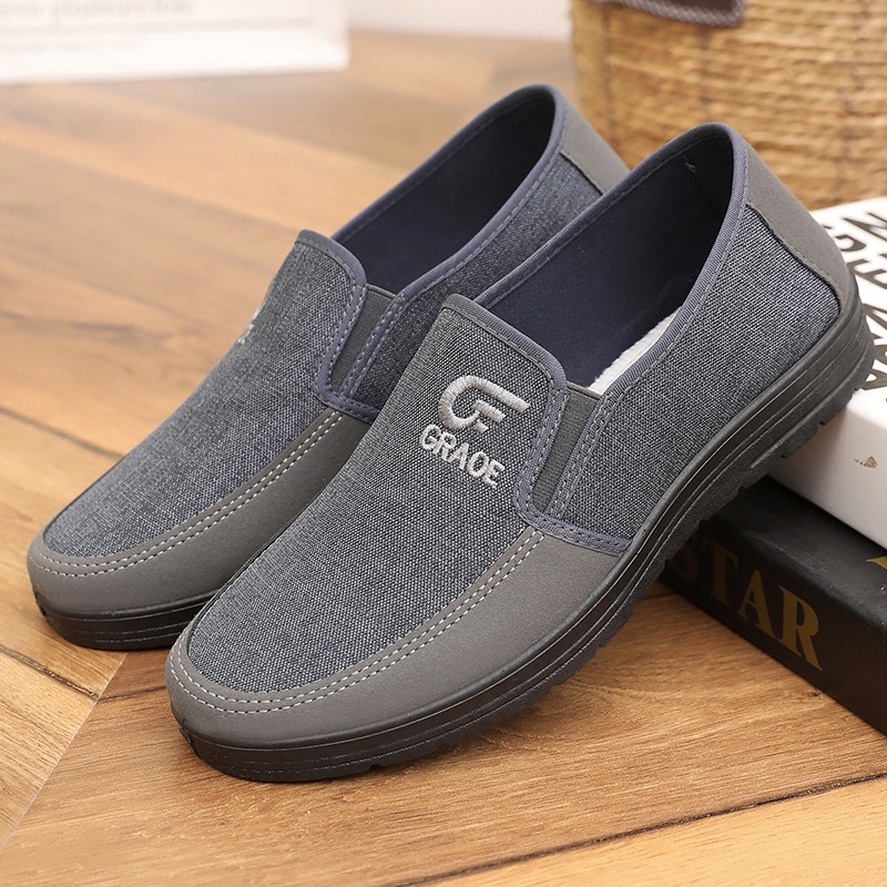 Giày vải GUDETU đế mềm chống trượt thoáng khí thời trang cho nam