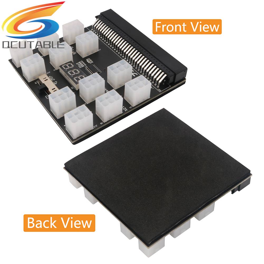 Bo Mạch Breakout 12 Cổng ATX 6 Pin 1200W Cho DPS-800GB 1200FB 1200QB A