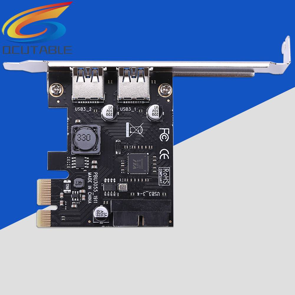 Thẻ Mở Rộng 2 Cổng USB 3.0 Pcie x1 Cho Máy Tính Bàn