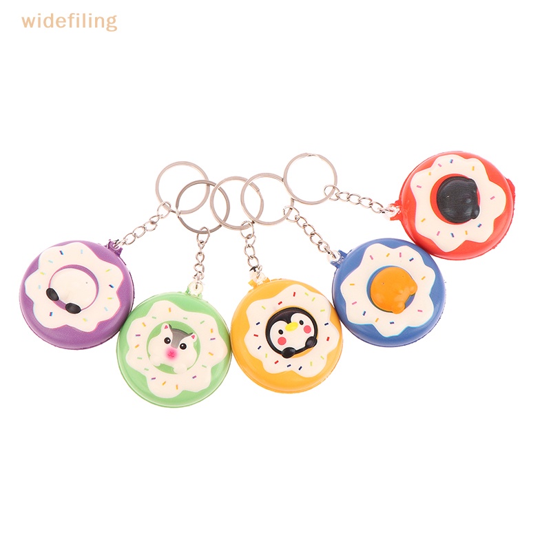 1 Đồ Chơi Móc Khóa / Điện Thoại Giảm Căng Thẳng Hình Bánh Donut
