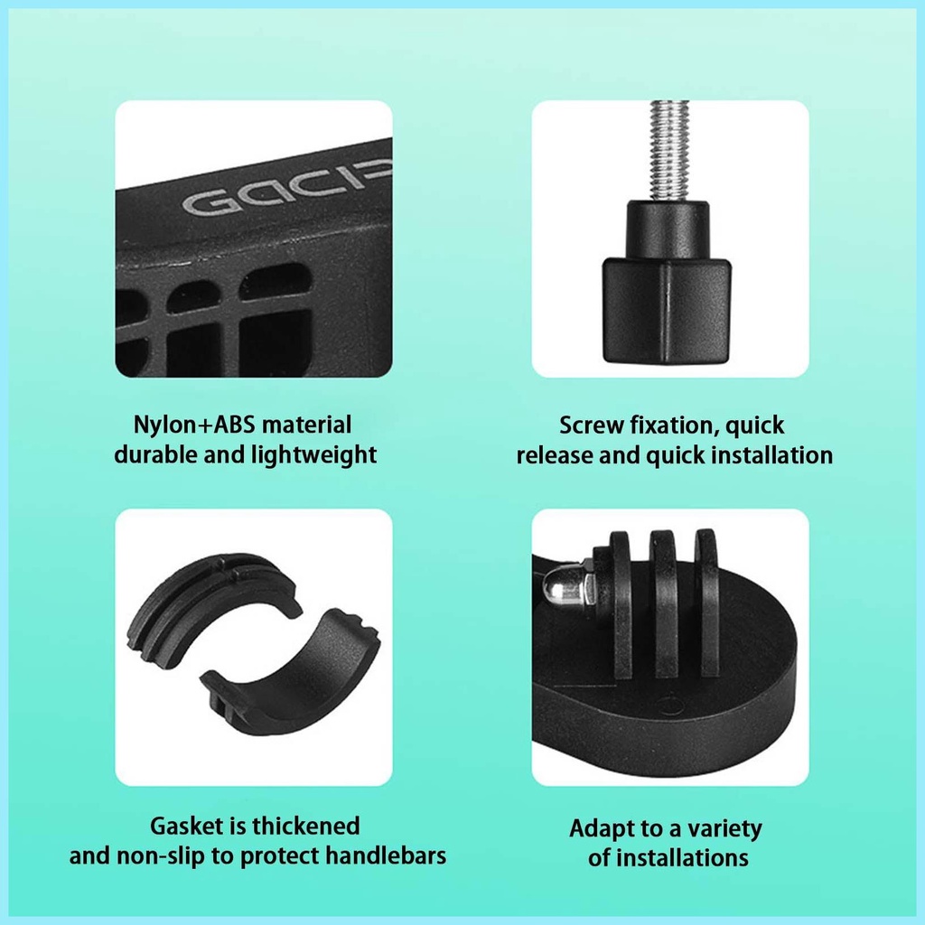 Giá Đỡ Máy Ảnh Mở Rộng Gắn Tay Lái Xe Đạp Thông Dụng Có Thể Điều Chỉnh