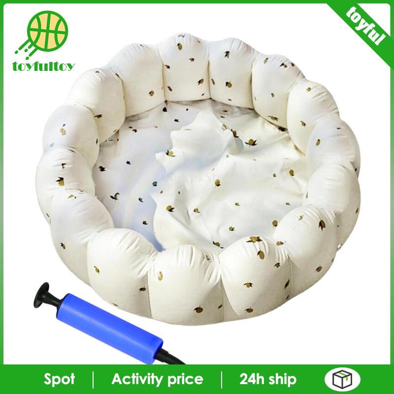 Hồ Bơi Bơm Hơi Mềm Mại Hình Cánh Hoa Cho Bé