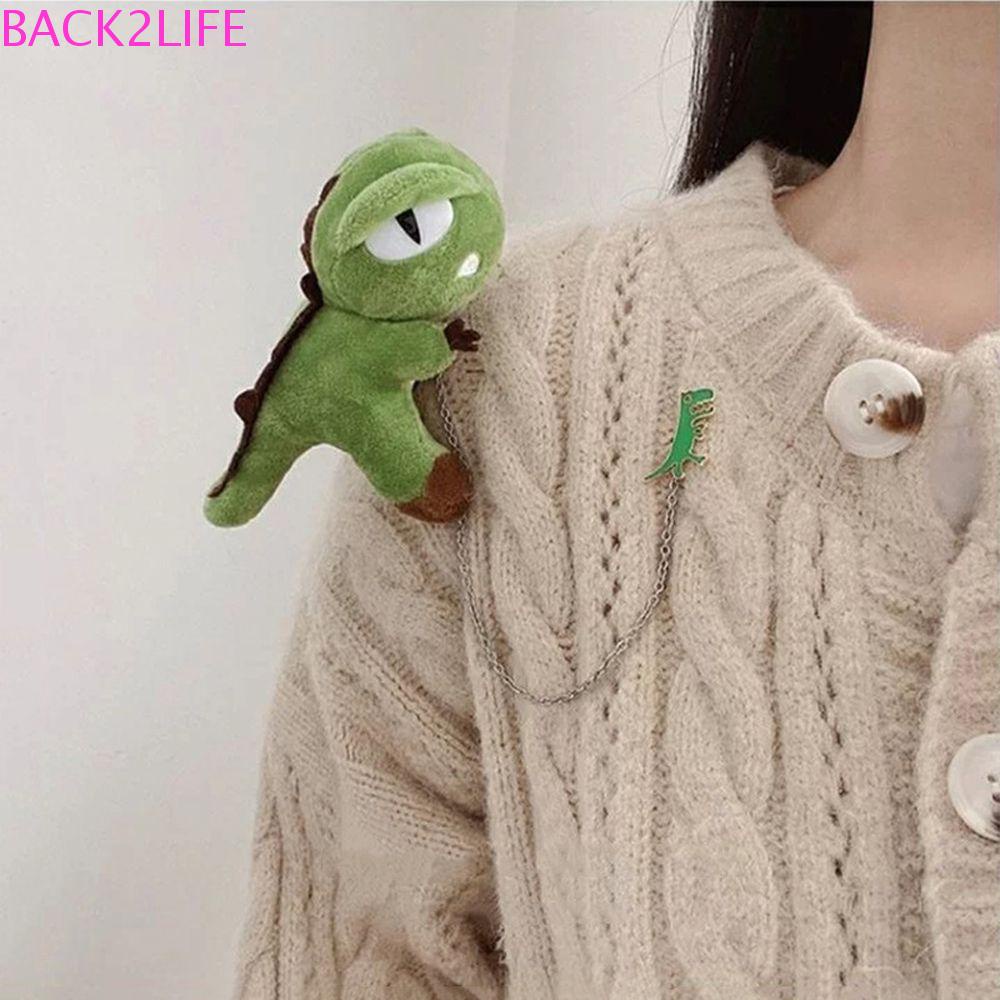 Huy Hiệu Cài Áo Hình Pikachu Stitch Phối Tua Rua Kiểu Hàn Quốc Sáng Tạo Trang Trí Ba Lô Cho Nam Và Nữ BACK2LIFE