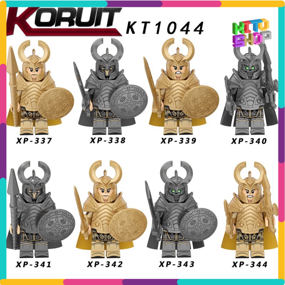 Đồ Chơi Minifigures Lắp Ráp Lính Trong Marvel Asgard Thor KT1044