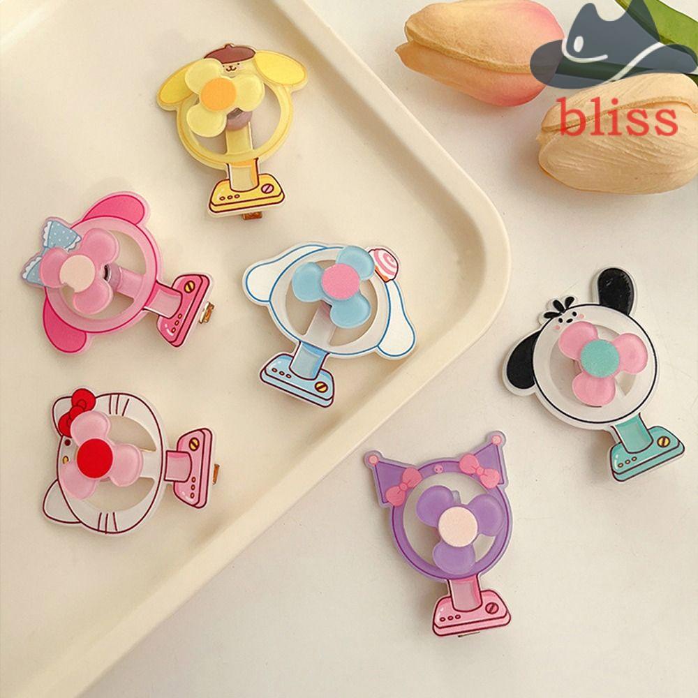 Kẹp Tóc Hoạt Hình Kitty Kuromi Melody Dễ Thương Cho Bé Gái