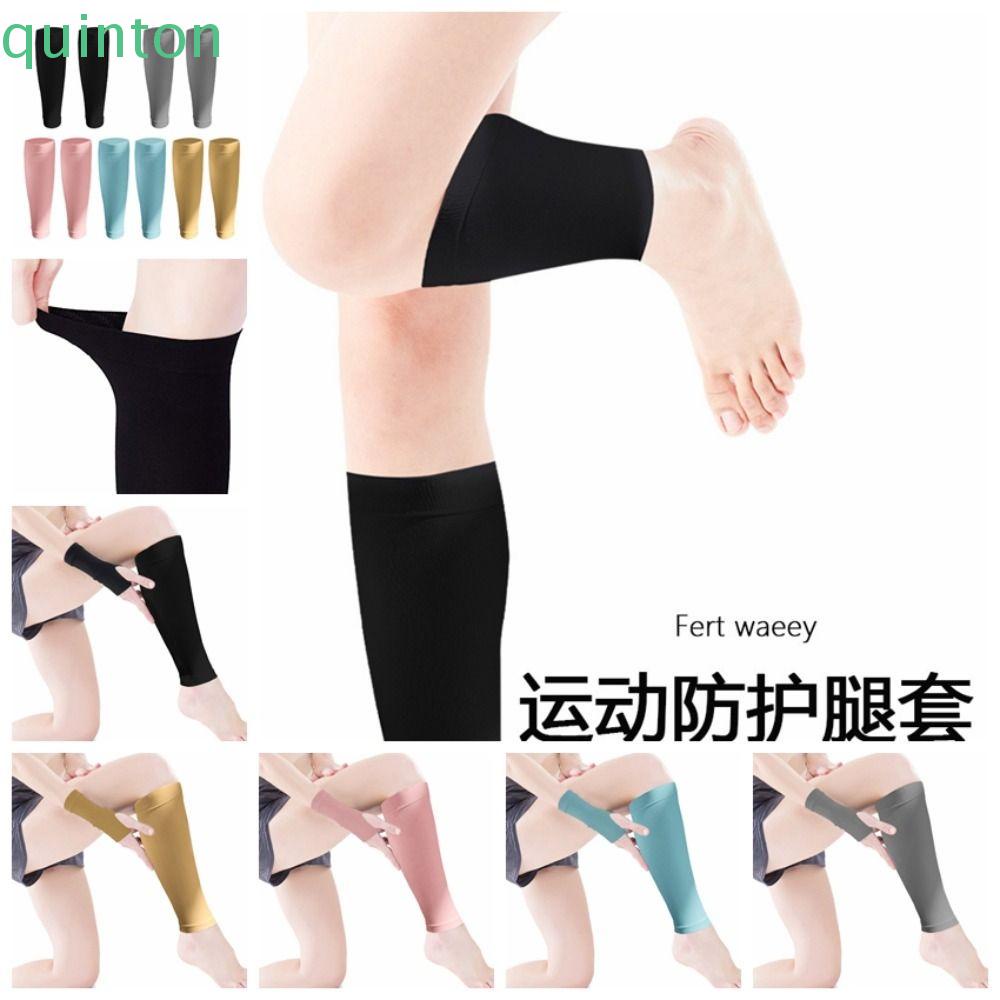 1 Đôi Tất Bảo Vệ Bắp Chân Khi Chạy Bộ Chất Liệu Nylon Co Giãn Thoáng Khí