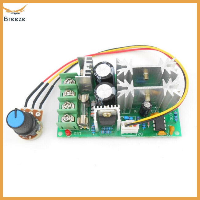 Bộ Điều Khiển Tốc Độ Động Cơ 20A PWM DC 12V 24V 36V 48V / w