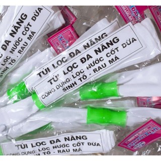 Túi lọc dừa / túi lọc trà / túi lọc rau má / túi lọc sinh tố / túi vải lọc đa năng