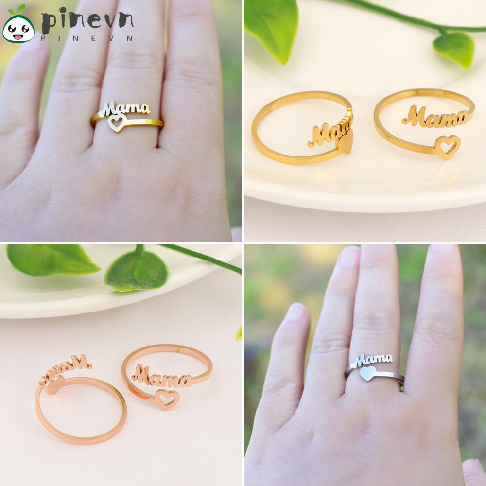 PINEVN Nhẫn Đeo Tay Phong Cách Retro Thời Trang Cho Nữ