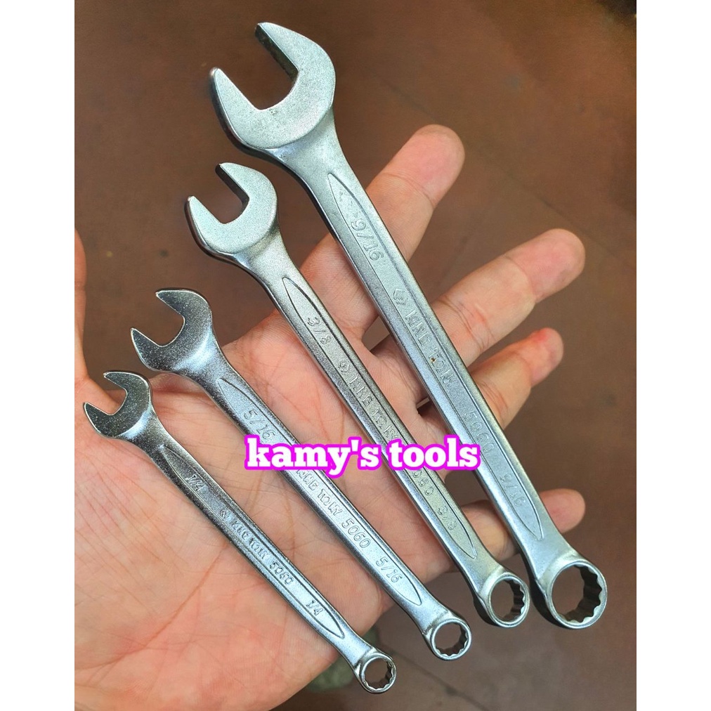 Cờ lê vòng miệng hệ inch Kingtony 1/4 5/16 3/8 7/16 1/2 9/16 inch model 5060-08 5060-10 5060-12 5060-14 5060-16 5060-18